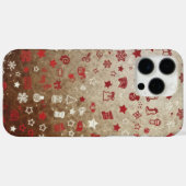 クリスマスの雪の風景 Case-Mate iPhoneケース (裏面 (横))