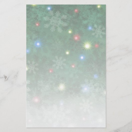 クリスマスの雪はIIをつけます 便箋 (正面)