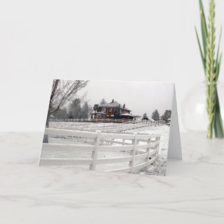 クリスマスの雪カード シーズンカード