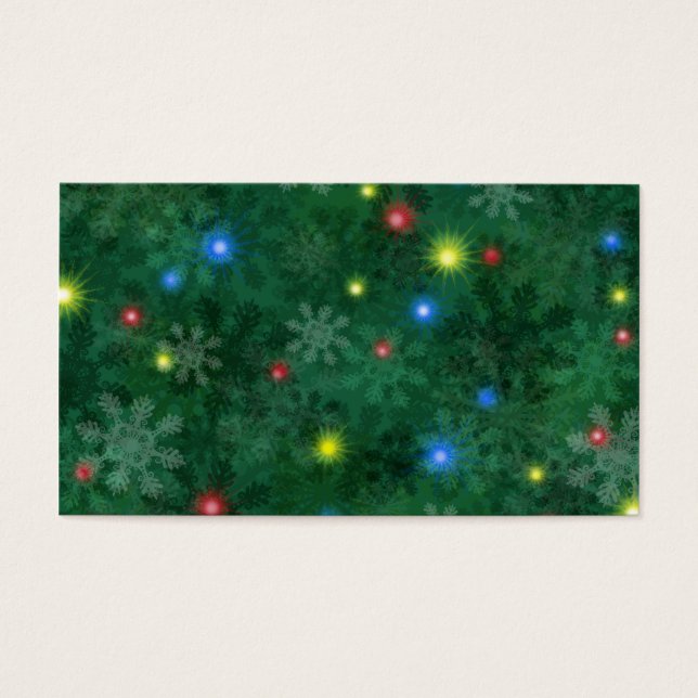 クリスマスの雪ライト (正面)