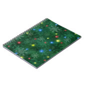 クリスマスの雪ライト ノートブック (左側)