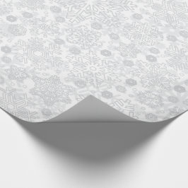 クリスマスの雪片パターン |ラッピング紙 ラッピングペーパー