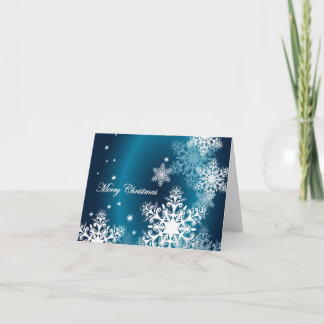 クリスマスの雪片 シーズンカード
