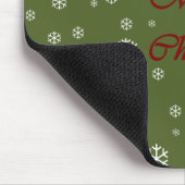 クリスマスの雪片 マウスパッド (コーナー)