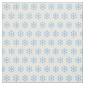 クリスマスの雪片（青） ファブリック (見本)
