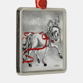 クリスマスの雪鐘 メタルオーナメント (右)