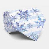 クリスマスの雪 ネクタイ (ロール)