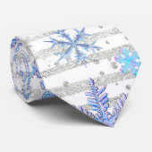 クリスマスの雪 ネクタイ (ロール)