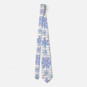 クリスマスの雪 ネクタイ (裏面)