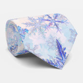 クリスマスの雪 ネクタイ (ロール)