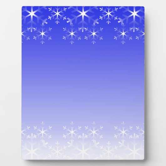 クリスマスの雪 フォトプラーク (正面)