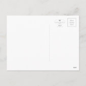 クリスマスの雪、人-挨拶状 シーズンポストカード (裏面)