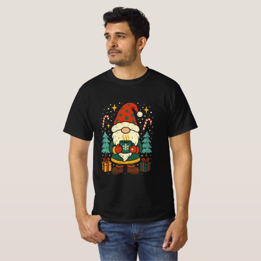 クリスマスの雰囲気のみ – Ho Ho Ho Christmas格言 Tシャツ (正面フル)