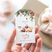 クリスマスの雰囲気を楽しむ ギフトタグ