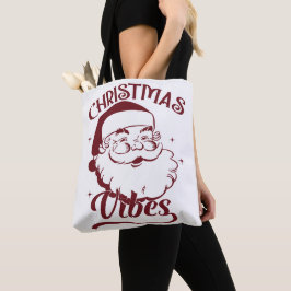 クリスマスの雰囲気ビンテージ デザイン トートバッグ