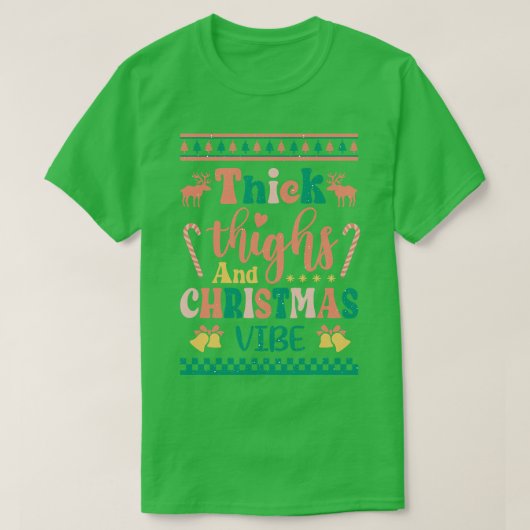 クリスマスの雰囲気1 Tシャツ (デザイン正面)