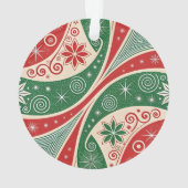 クリスマスの雰囲気 オーナメント (裏面)