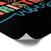 クリスマスの雰囲気 カラフルなホリデーツリー デザイン トッド ポスター (角)