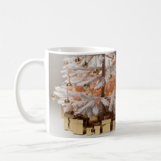 クリスマスの雰囲気 コーヒーマグカップ (左)
