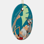 クリスマスの雰囲気 セラミックオーナメント (右)