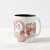 クリスマスの雰囲気 ツートーンマグカップ (正面右)