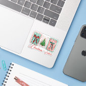 クリスマスの雰囲気 フェスティブ ホリデー デザイン シール (ノートパソコンとiPhone)