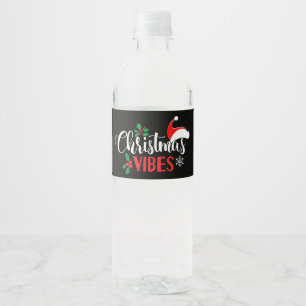クリスマスの雰囲気 ペットボトルラベル