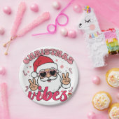 クリスマスの雰囲気 ペーパープレート (パーティー)