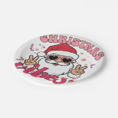 クリスマスの雰囲気 ペーパープレート (アングル)