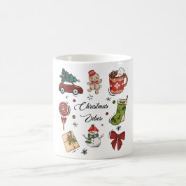 クリスマスの雰囲気 ホリデーステッカー パック コーヒーマグカップ