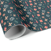 クリスマスの雰囲気 ラッピングペーパー (ロールコーナー)