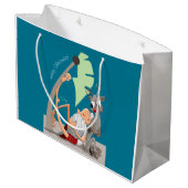 クリスマスの雰囲気 ラージペーパーバッグ (裏面アングル)