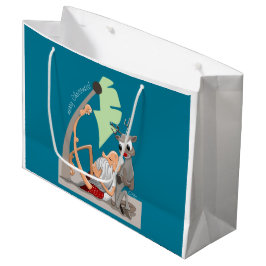 クリスマスの雰囲気 ラージペーパーバッグ