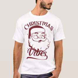 クリスマスの雰囲気 ヴィンテージデザイン Tシャツ