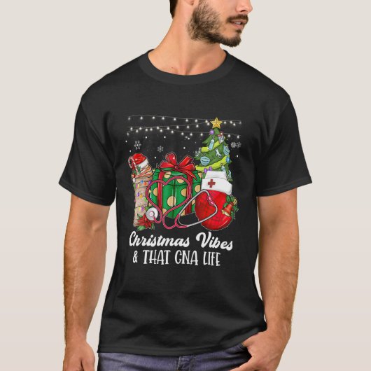 クリスマスの雰囲気 Tシャツ (正面)
