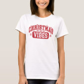 クリスマスの雰囲気 Tシャツ (正面)