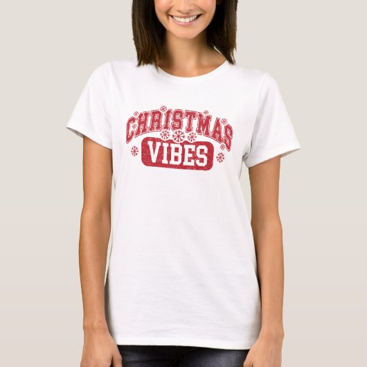 クリスマスの雰囲気 Tシャツ (正面)