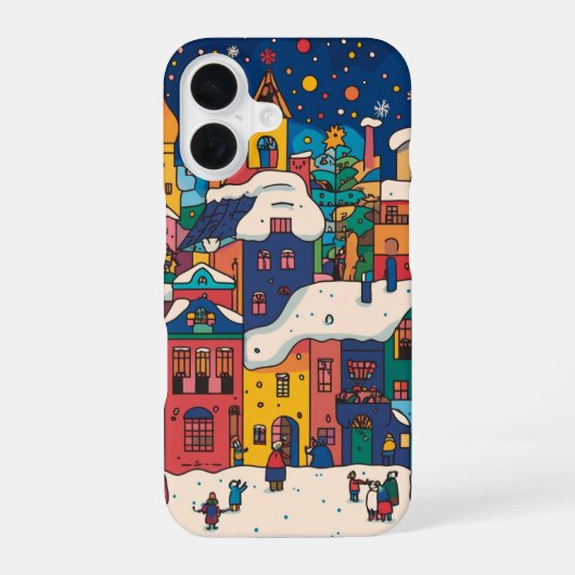 クリスマスの電話ケース iPhone 16ケース (裏面)