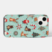 クリスマスの電話代 iPhoneケース (裏面横)