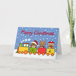 クリスマスの電車 シーズンカード