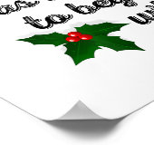 クリスマスの面白いグッズ マルレーが最初から死んでいた ポスター (角)