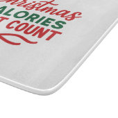 クリスマスの面白いダイエット名言 カッティングボード (角)