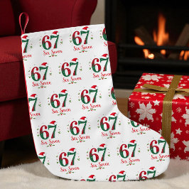 クリスマスの面白いミーム 6 7 67 6 7 ホリデー スモールクリスマスストッキング