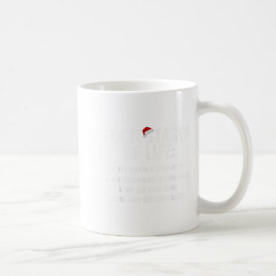 クリスマスの面白い人生の4つのステージのサンタクロース コーヒーマグカップ