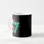クリスマスの面白い6 7 67のミーム 男性 女性 キッズ コーヒーマグカップ (正面左)