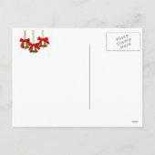 クリスマスの靴下，ボーブルPolishChristmas，新年 シーズンポストカード (裏面)