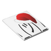 クリスマスの顔つき絵文字 ノートパッド (アングル)