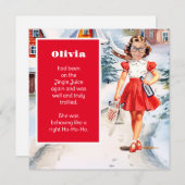 クリスマスの顔を交換 シーズンカード (正面/裏面)