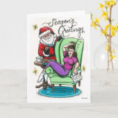 クリスマスの願いが叶いますように！ カード (黄色い花)