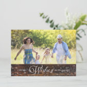 クリスマスの願いと新年のキス シーズンカード (スタンド正面)